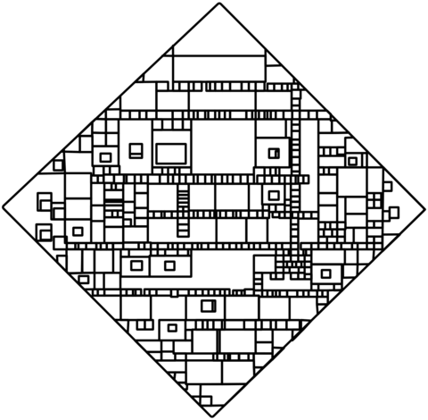 Victory Boogie Woogie, 1944 After Piet Mondrian Coloring Page